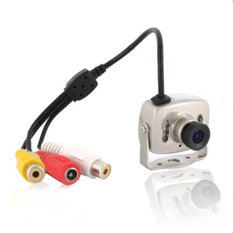 Mini Wired  Surveillance CCTV Camera 700TVL Security Color Night Vision 6LED Infrared Video Cam