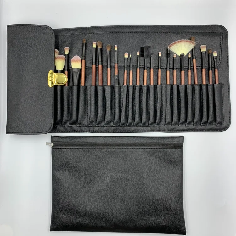 Professionele Make-Up Kwasten Set 26 Pcs Eye Borstels Set Met Cosmestic Tas Oogschaduw Blending Make Up Borstel Voor Beauty Tools kit