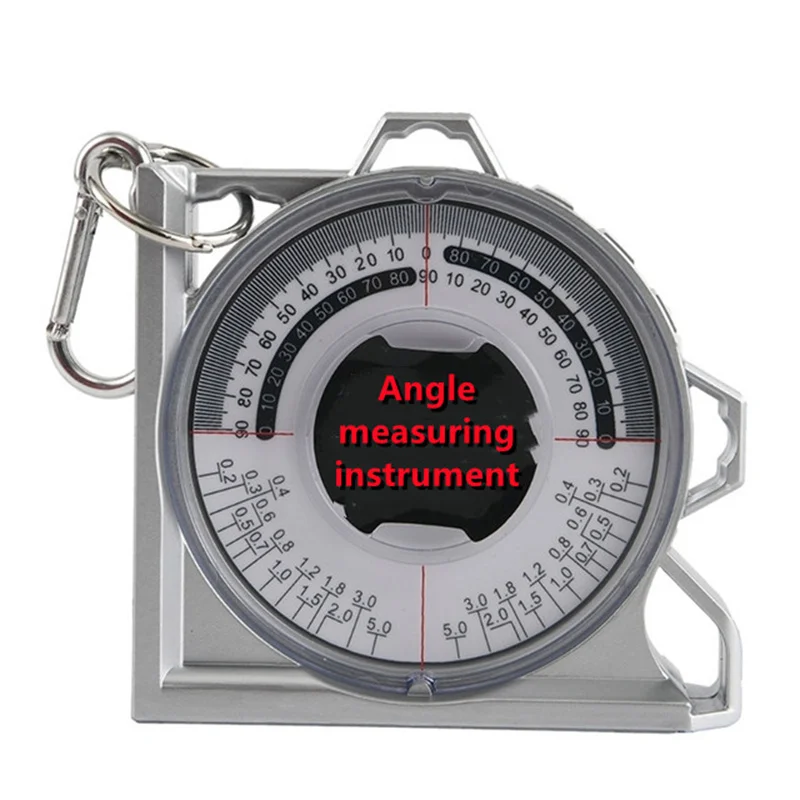 High Precision Magnetic Angle Slope With Pointer Measuring Instrument Scale Level Protractor Angle Ruler Slope Scale Goniometer