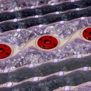 Afodi-PEMF Photon Amethyst turmaliner Basian-Stone-Heizmatratze, negatives Ion, entfernte Infrarottherapie, medizinisches Magnetmühle 9 Hauptverkaufsmagnetdecke für Massage - №10