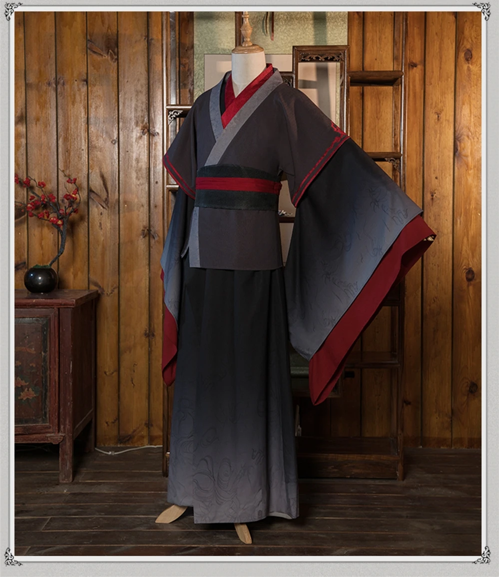 Wei Wuxian Cosplay Mo Xuanyu Costume Anime Grandmaster of Demonic Cultivation Cosplay Mo Dao Zu Shi Costume Men