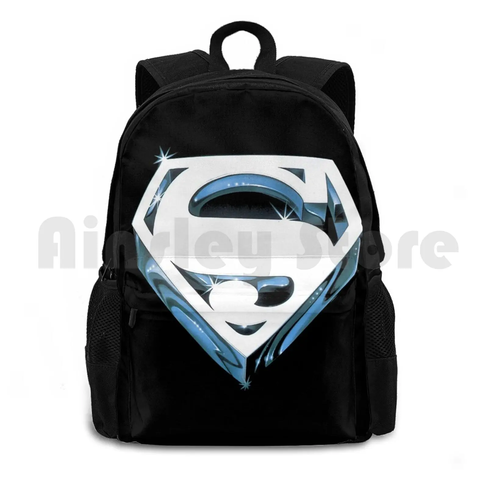 

Superhero Shield 1978 Outdoor Hiking Backpack Riding Climbing Sports Bag Superhero Comicbook Movie Outer Space Retro Classic