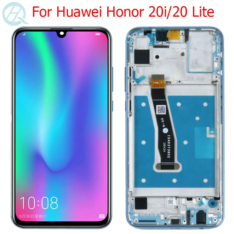 Display For Huawei Honor 20 Lite 20i LCD With Frame Touch Screen Assembly 6.21