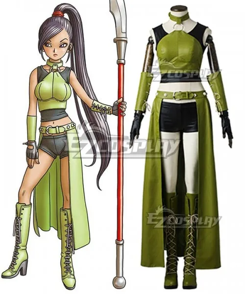 

Dragon Quest XI: Echoes of an Elusive Age Martina Girls Party Outfit Halloween Suit Adult Outfit Festival Cosplay Costume E001