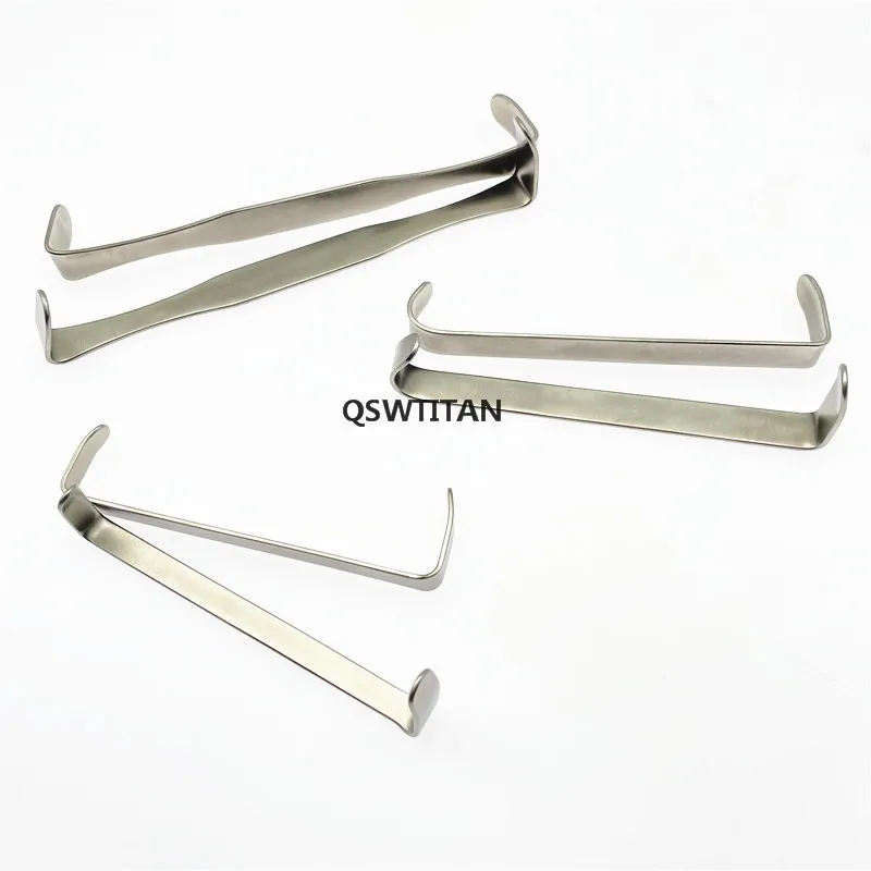 2pcs/set Farabeuf Appendix Retractor Thyroid Retractor Tissue Retractor training tools  Orthopedics surgical Instruments