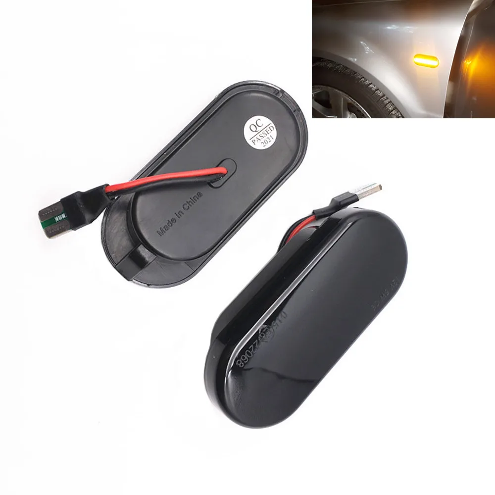 For VW Golf 3 4 MK3 MK4 Passat 3BG Polo 6N 9N Bora Vento Led Dynamic Side Marker Turn Signal Light Sequential Blinker Light