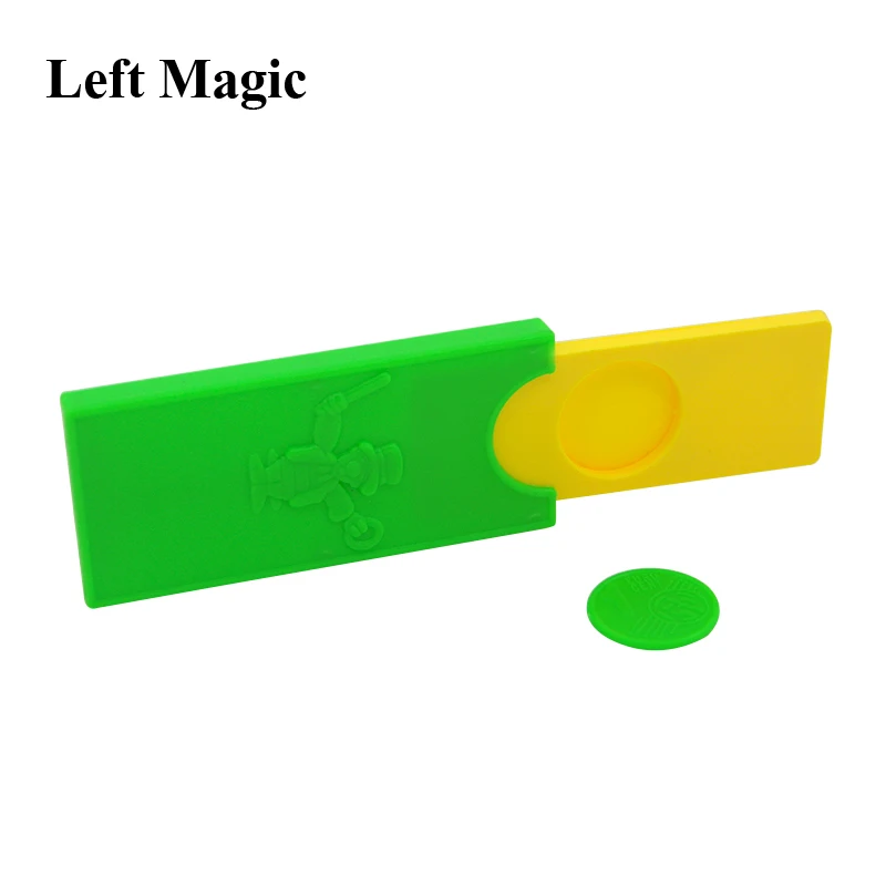 1pcs Coin Disappearing Box Magic Props Children Magic Toy Kids Magic Cool Kid Toys Easy Magic Tricks Amazing Funny