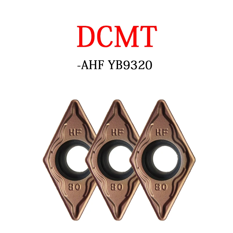 

DCMT11T302 DCMT11T304 AHF Твердосплавные вставки DCMT 11T308 DCMT11T308 Оригинальные лезвия Внешний токарный держатель инструмента с ЧПУ Токарный станок