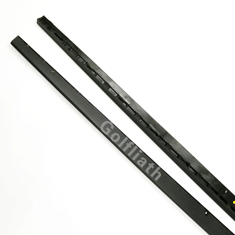 OEM GT I STYLE matte black ABS racing car bodykit side skirts for Volkswagen POLO & 1GTI & R 2011-2018