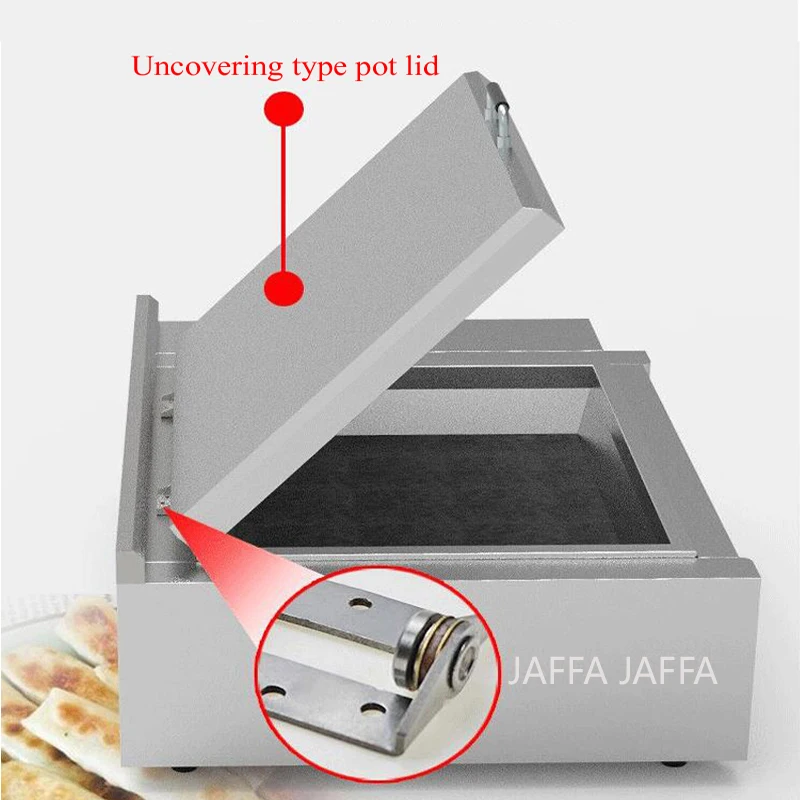 Multi function deep fried dumpling machine multifunction frying pan  fried steak and fried bun making machine