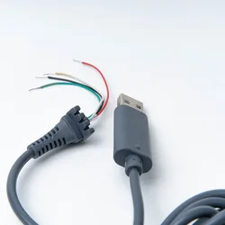 High Quality USB 4 Pin Charging Cable Cord +Breakaway Adapter Replacement For Xbox 360 Wired Controller Accessories