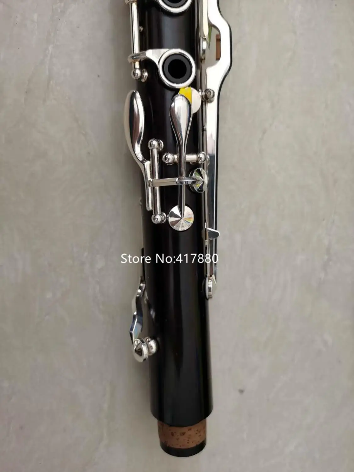 High  Quality Clarinet 18 Keys G Tune Ebony Wood Black Silver key Musical instrument  With Case Freeing