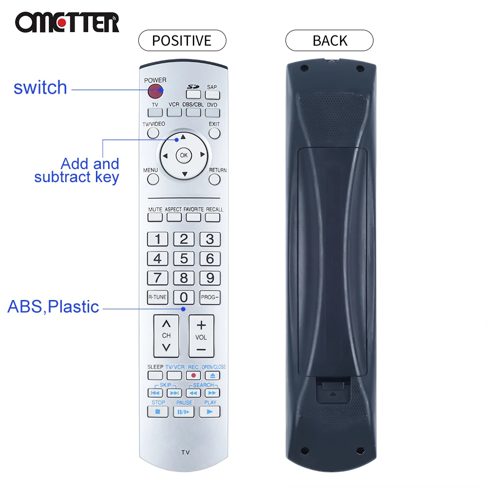 مناسبة ل باناسونيك التلفزيون عن بعد التحكم EUR7737Z20 TH-37PX60U TH-42PX60U TH-42PX60X TH-50PX60U TH-50PX60X TH-58PX60U