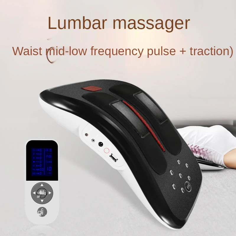 

Lumbar disc traction massage therapy of backache curvature correction household cervical lumbar spine massager