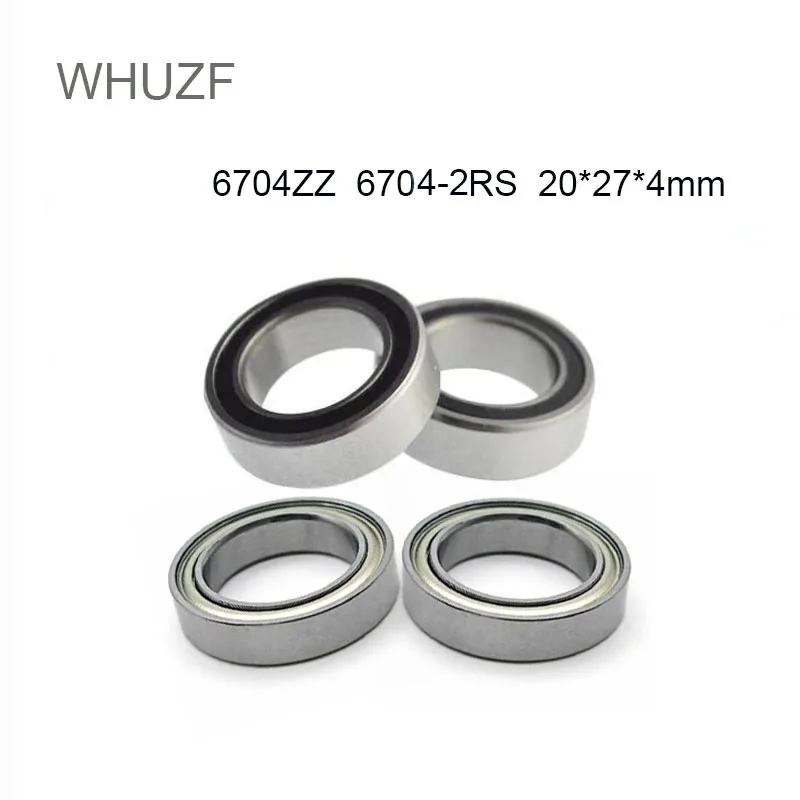 

WHUZF Free Shipping 6704RS ZZ 2RS 2RZ Bearing 5/10PCS 20x27x4mm ABEC-1 Bearing Steel 6704-2RS Ball Bearings 6704-2Z Blue Sealed