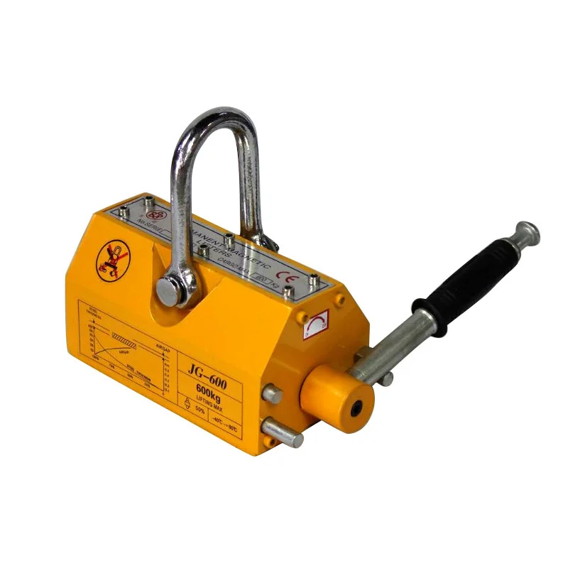 600KG Steel Magnetic Lifter Heavy Duty Crane Hoist Lifting Magnet