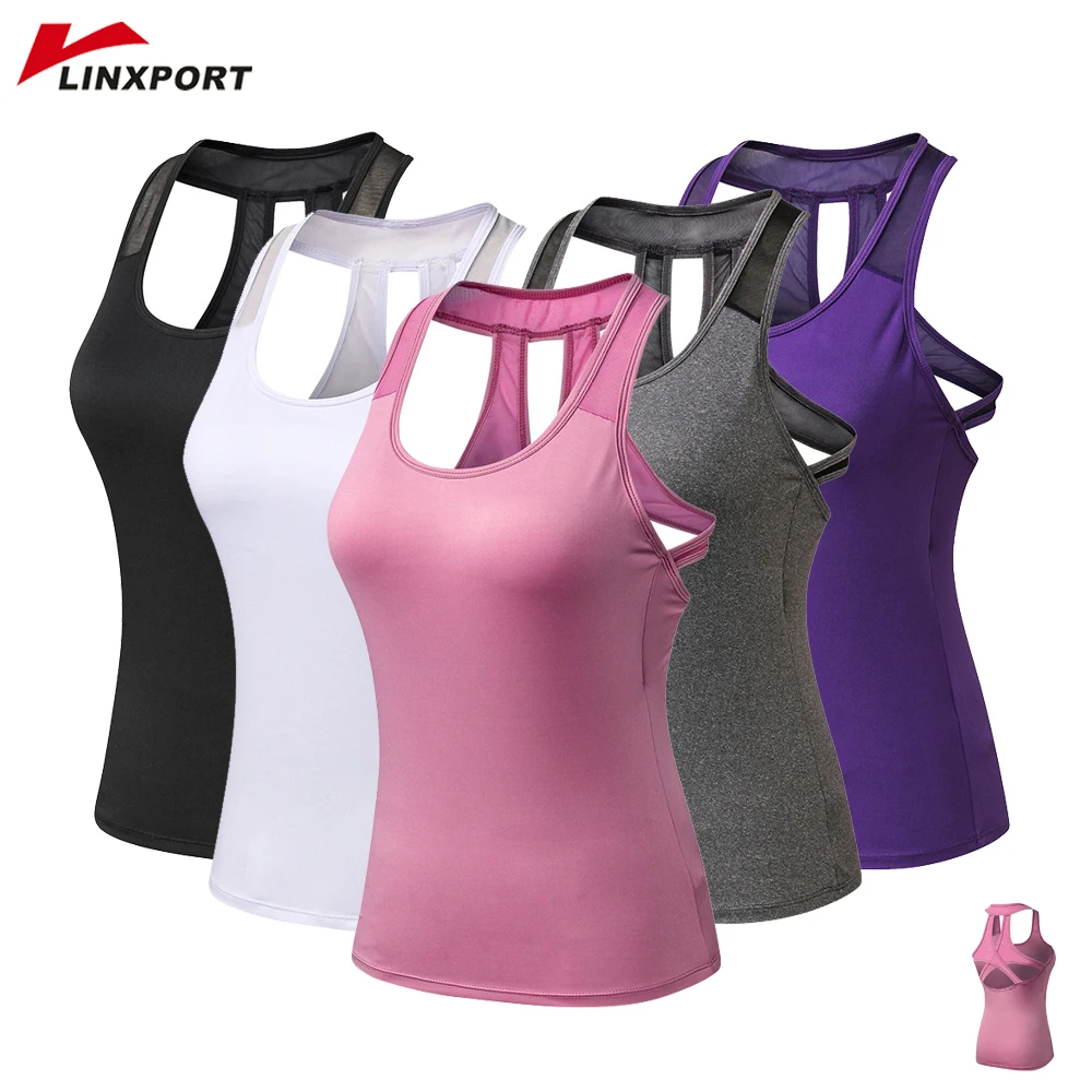 Sleeveless Tops Women Compressed Yoga Shirts Sportswear Tank Fitness Gym Clothing Quick Drying Running Vest Jeserys Singlet Sexy