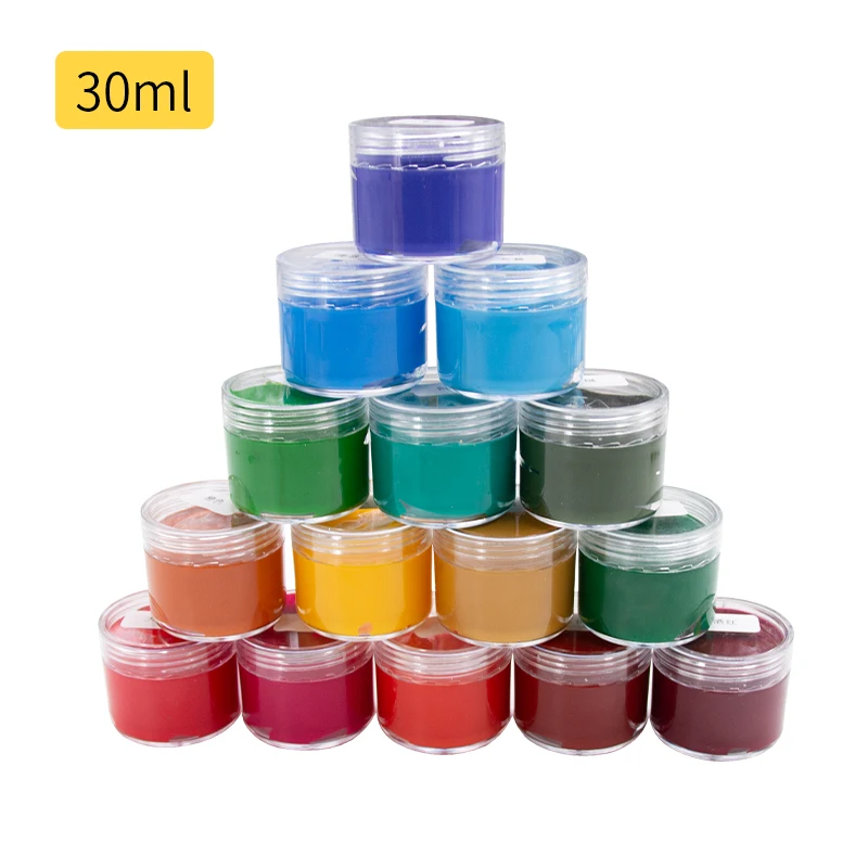 Multicolor Combination Leather Paint Shoe Cream Coloring Bag Sofa Car Seat Scratches 30ml Colorful Leather Dye Repair