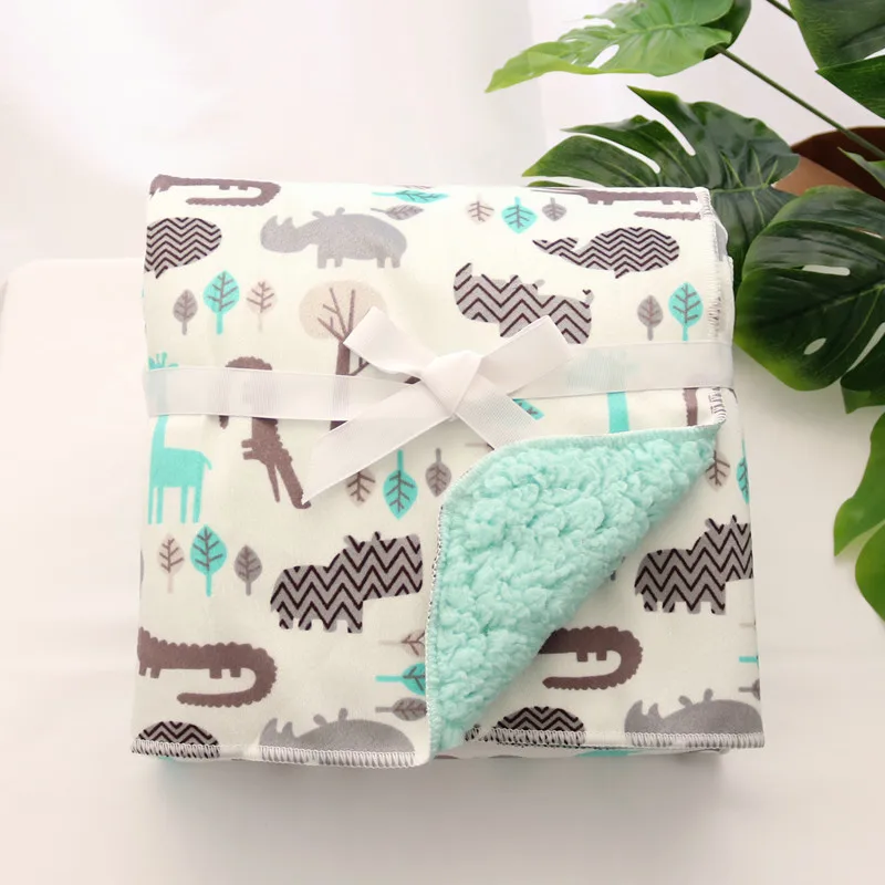 Mantas de felpa para bebé recién nacido, ropa de cama para bebé, funda para dormir