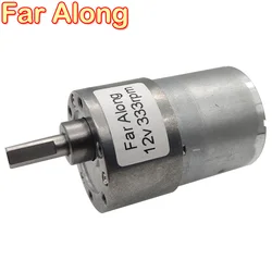 12V 24V Micro Metal Geared Motor DC 12 Volts 12RPM To High Speed 1600RPM Reversible And Adjustable Speed Electric Brushed Motor