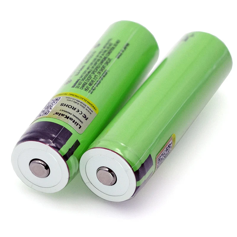 20 PCS trade price Liitokala new NCR18650B 3.7v 3400 mAh 18650 Lithium Rechargeable Battery with Pointed (No PCB) batteries