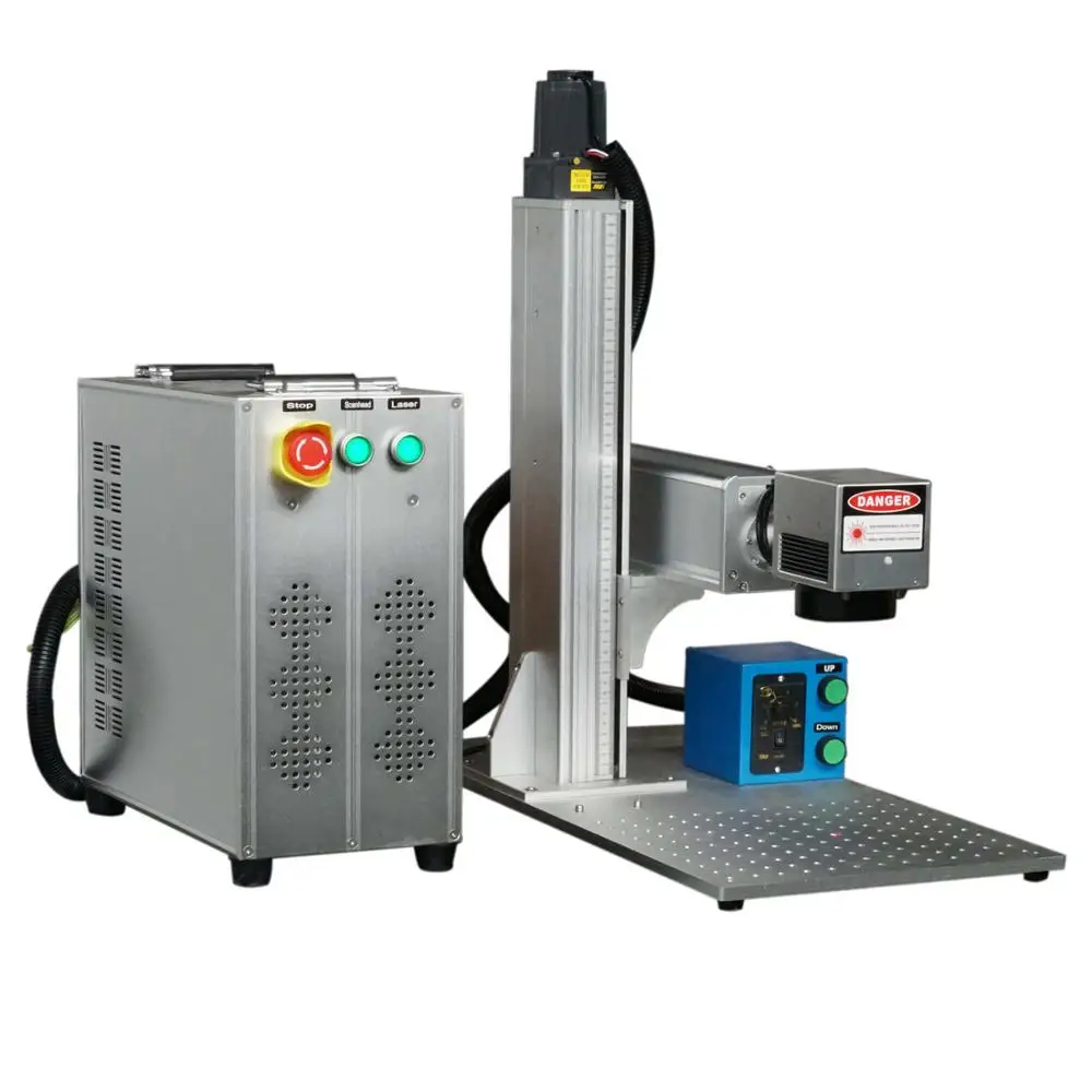 CNC портативная волоконная лазерная маркировочная машина 20 Вт 30 Вт 50 Вт ювелирный Металл Нержавеющая сталь