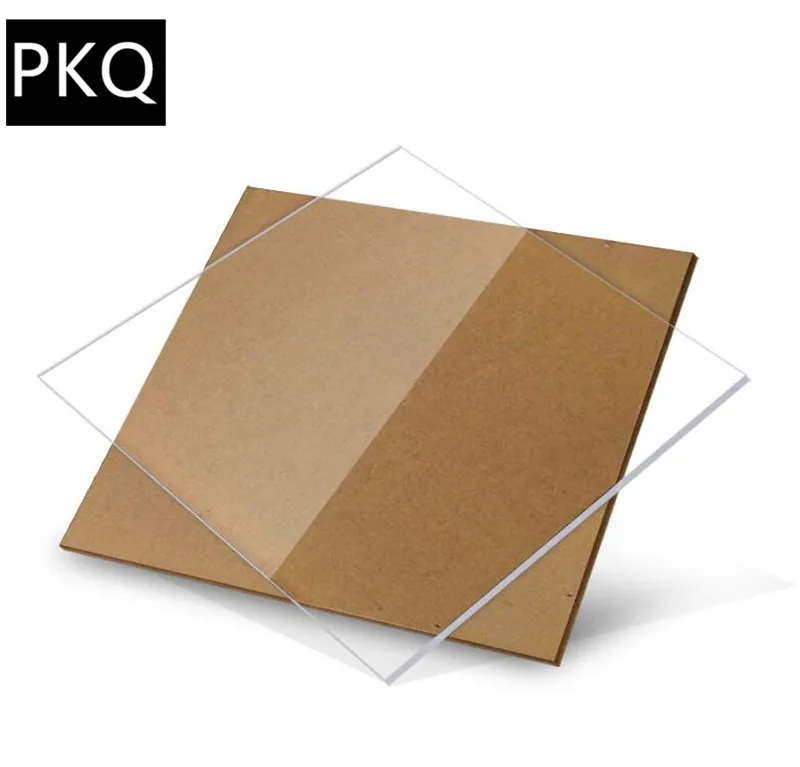 High Quality Acrylic sheet DIY Acrylic Plexiglass Clear Sheet Plastic Transparent Board Plastic Perspex Panel 1mm Thickness