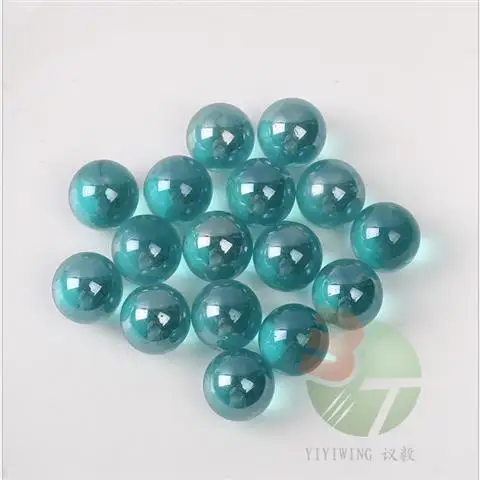 50pcs glass ball 16 mm cream console game pinball machine cattle small marbles pat toys parent-child machine beads