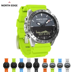 24mm Colorful Watch Band For NORTH EDGE Watch Active Rubber Strap For APACHE GAVIA2 Watch Replacement New Strap