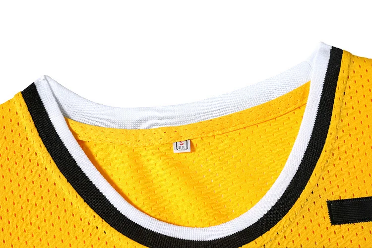 No. 7 JUGOPLASTIKA 7 KUKOCMovie version basketball jersey yellow embroidery outdoor casual mesh quick-drying breathable sportsw