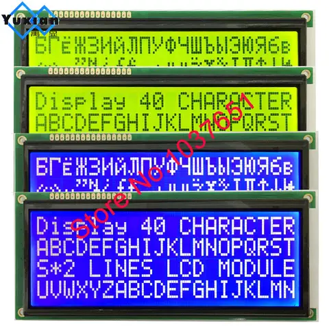 204 2004 Russian Cyrillic Font  Big Character Size Lcd Display Module 146*62.5mm 1pcs LC2042 WH2004L