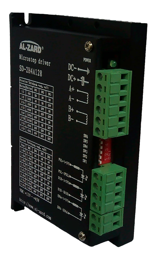 Two-phase stepper driver 4A 128 subdivision SD-2H4A128 low heat