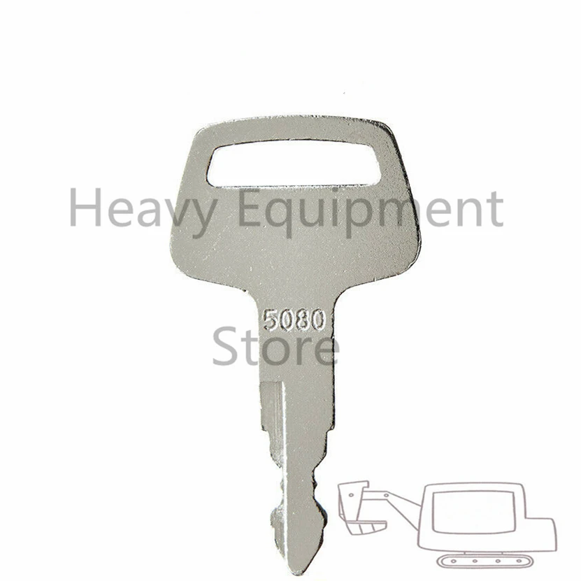 

1x 5080 Ignition Key For IHI Excavator Heavy Construction Equipment