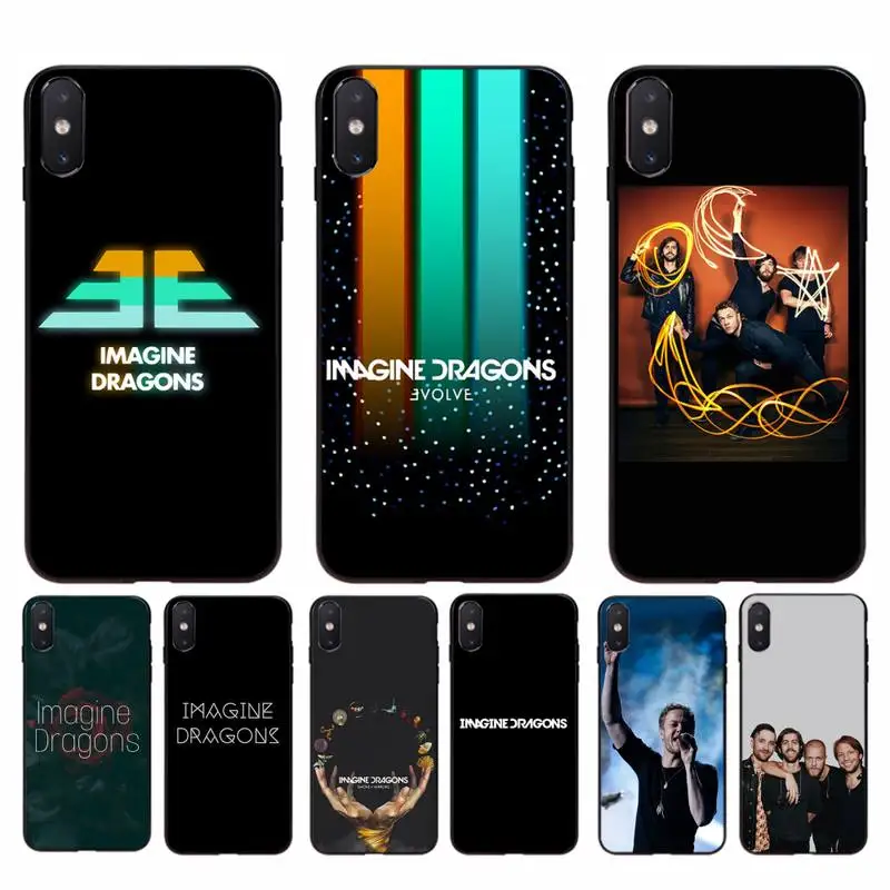 YNDFCNB Imagine Dragons Soft Rubber Phone Cover for iphone 11 Pro Max X XS MAX 6 6s 7 8 plus 5 5S 5SE XR SE2020