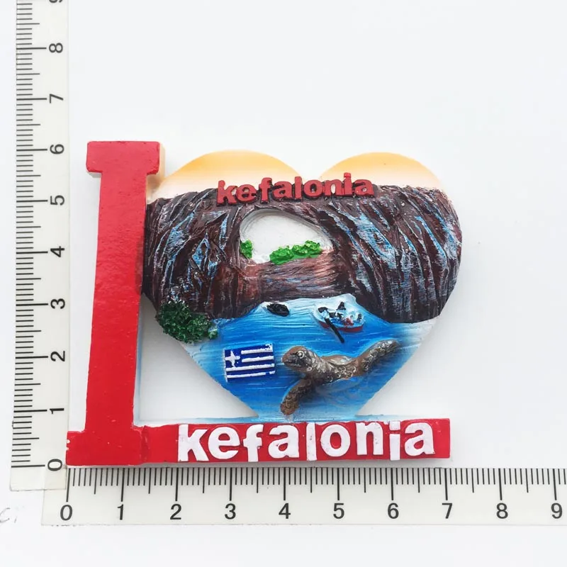 Creative Fridge Magnet for Travel Commemorate, 3D Ornaments, Magnetism, Resin Material, Refrigerator Stickers, Greece, Greece