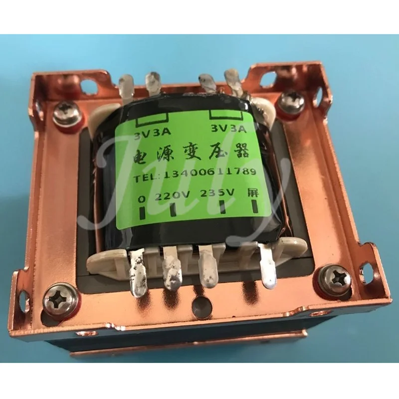 

Z11EI86×50 iron core 92W tube amplifier power transformer, 0-250V-280V, double 6.3V3A + double 3V3A