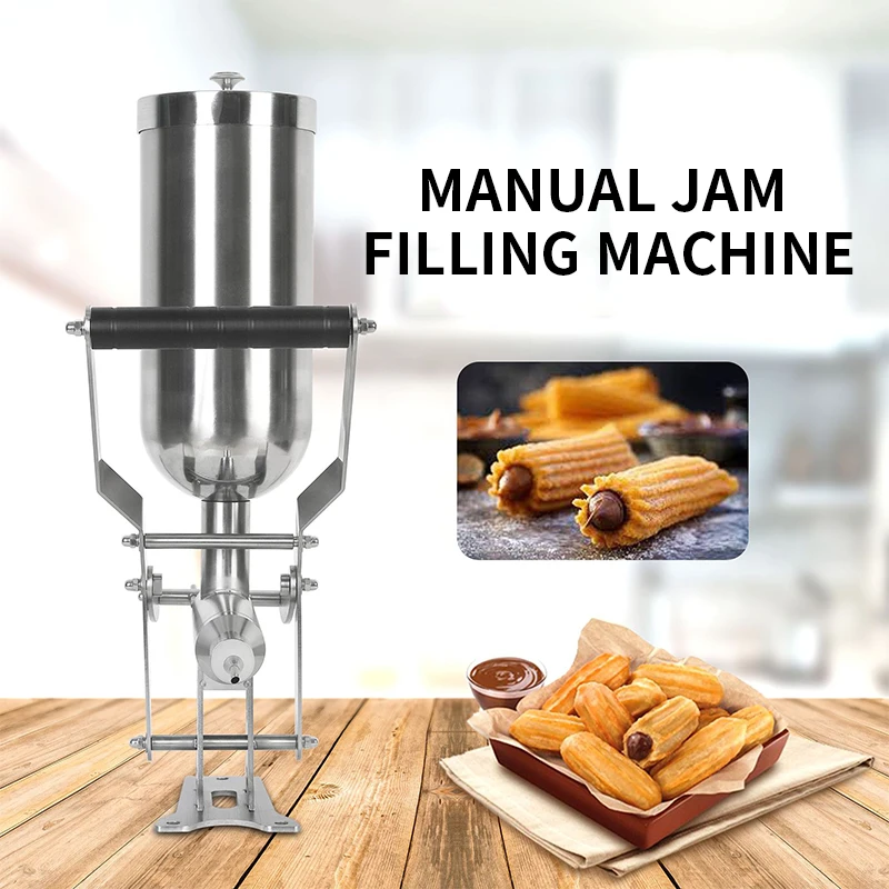 Commercial food sauce filling machine Manual biscuit filling machine Latin fruit filling machine Bread filling machine
