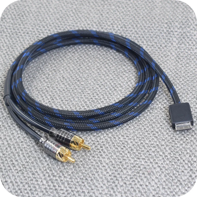 

HIFI 4.4mm/DOCK To Dual RCA 4.4 Balanced Male To 2 RCA Plug Coaxial Cable For Sony Dock pha2a wm1a 1z zx300a Walkman