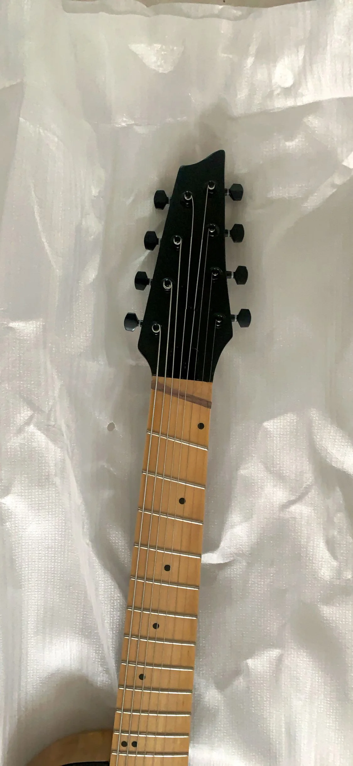 Updated Custom 8 String Fanned Fret Electric Guitar, 24 frets, custom hardware Professional Guitar