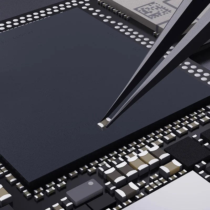 Qianli iNeezy Ultra Fine Pinzette Manuale Gringding Non-magnetici In Acciaio Pinzette BGA Ponticello di Riparazione Pinze per la Riparazione Del Telefono