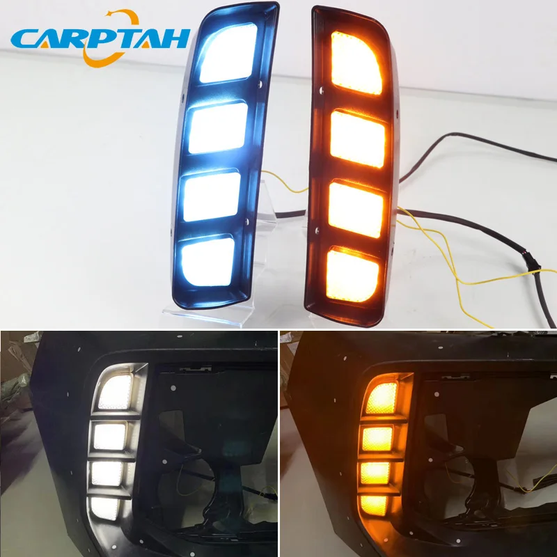 

Auto LED Daytime Driving Lights For Honda Civic Type R 2018 2019 Turn Signal Car DRL Daylihgts Foglamps