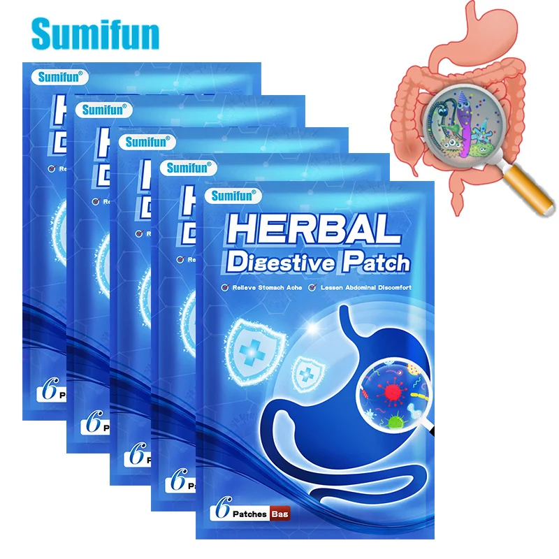 

30pcs Sumifun Gastrointestinal Plaster Stomach Pain Plaster Herbal For Acid Reflux Gastritis Patch Colitis Plaster Of Diarrhea