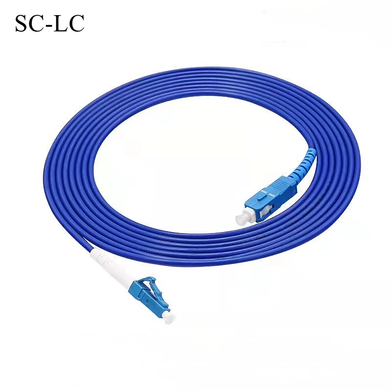 HTOC Single-Mode UPC LC-LC Armored Fiber Optic Cable Waterproof Pull Rodent Bite Resistance Multiple Lengths Good Stability