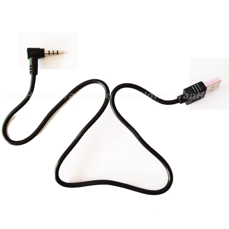 Vnetphone V6/V4PRO 오토바이 헬멧 인터콤 블루투스 헤드셋 액세서리, EJEAS V6 PRO 3.5mm 잭-USB 충전 케이블