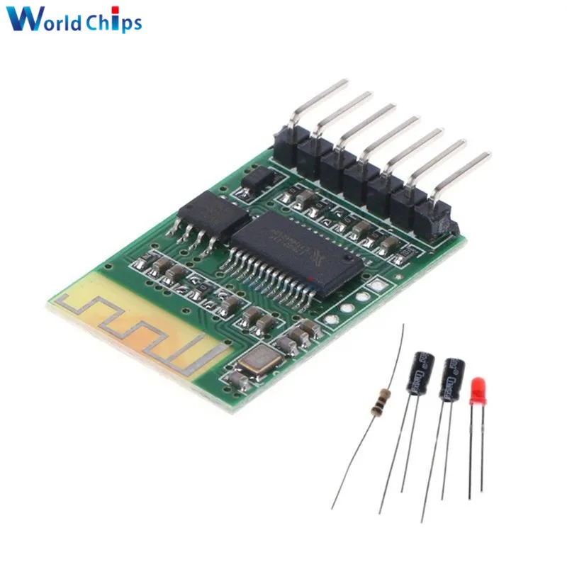 3.7V 5V Mono Stereo Output Bluetooth Audio Module Universal Bluetooth Receiver Module 7 PIN Output Interface Speaker Amplifier