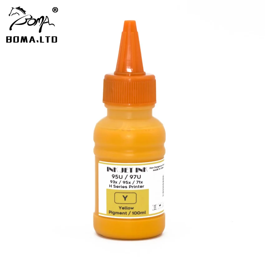 

1Set 100ml*4color Water Based Pigment Ink For HP 938 937 936 For HP9100 9110 9120 9130 9110b 9117b 9120 9120b 9122/9123 Printers