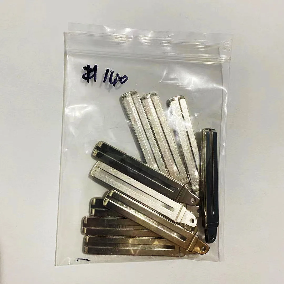 Keychannel 10PCS Original Auto Schlüssel Klinge 140# Kia Flip Blank Für Kia K5 K3 95430 Ersatz Flip Remote Klinge schlosser Werkzeug