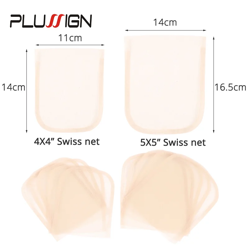 4X4 5X5 13X4 13X6 360 Hd Lace Frontal Hair Closure Hair Net For Making Wigs Weaving Net Wig Cap Material Swiss Lace Wig Base