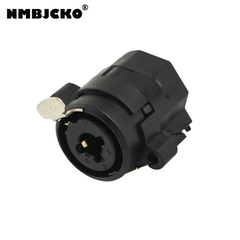 

NMBJCKO 50pcs/lot NCJ6FI-S Combo sheet 1/4' 6.35 jack stereo female or 3 pin xlr chassis D standard HBXJ02