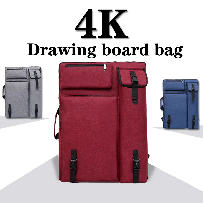 4k portable drawing board bag drawing bag Oxford cloth shoulder Pencil Bag Case Organizer painting bag art supplies